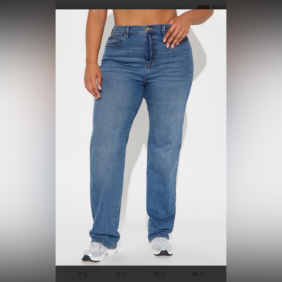 Tall Night Out In Paris Straight Leg
Jeans - Medium Blue Wash - Picture 4 of 6